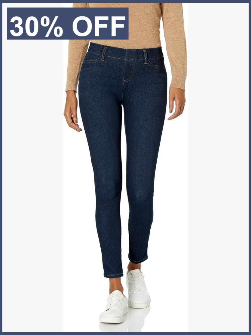 Women's Pull-On Mid Rise Stretchy Knit Jegging Plus Size